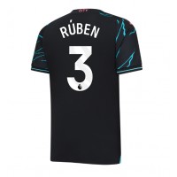 Pánský Fotbalový dres Manchester City Ruben Dias #3 2023-24 Třetí Krátký Rukáv